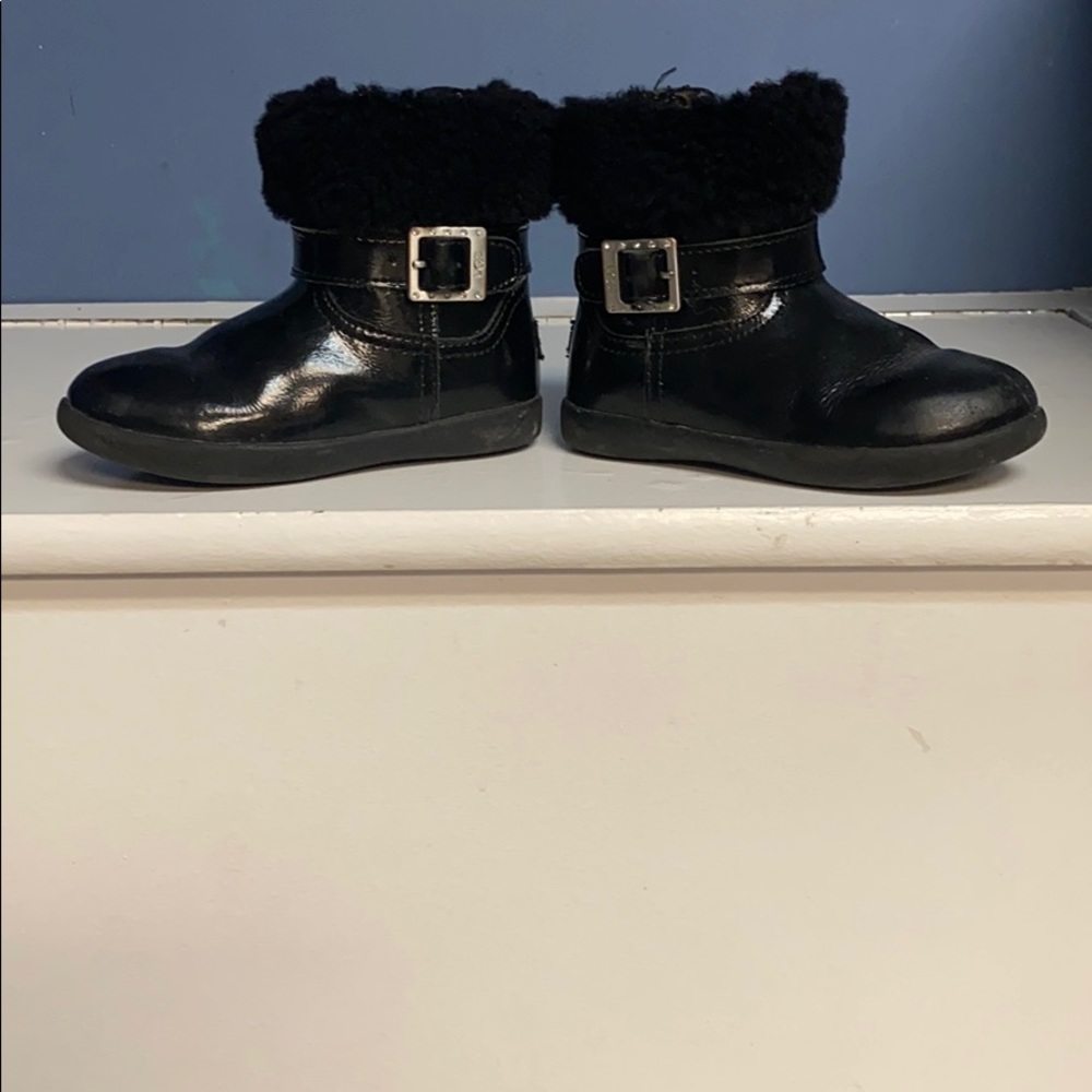 Ugg Toddler girls black boots